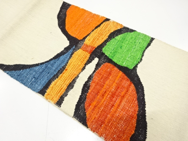 JAPANESE NAGOYA OBI / WOVEN ABSTRACT